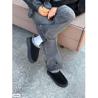 Уггі жіночі короткі натуральна замша колір: чорний зима на 38р.