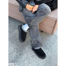 Уггі жіночі короткі натуральна замша колір: чорний зима на 38р.