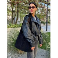 Сумка женская Polina натуральная замша Чёрная