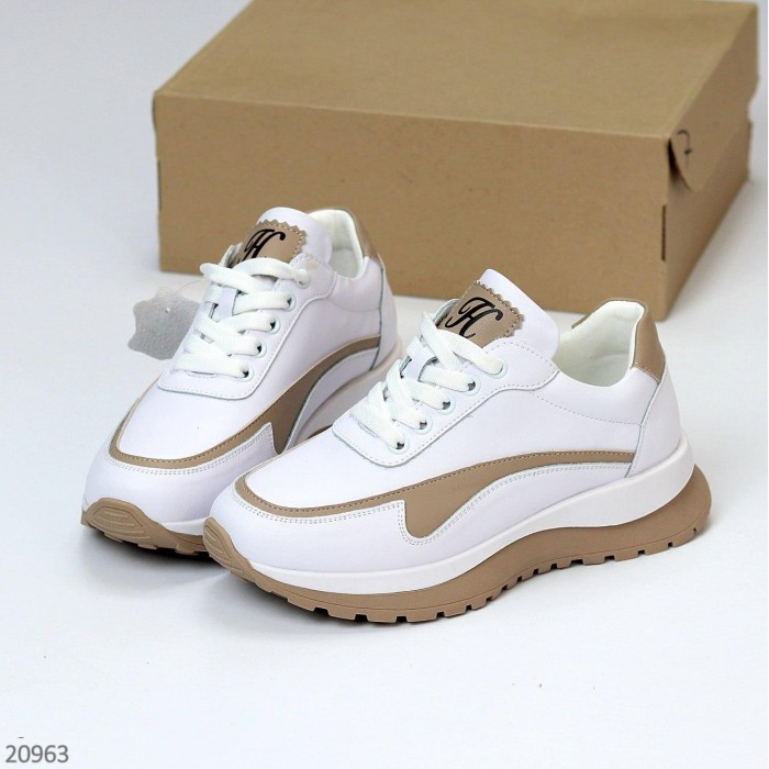 Кросівки жіночі натуральна шкіра білі 38,39,40,41р