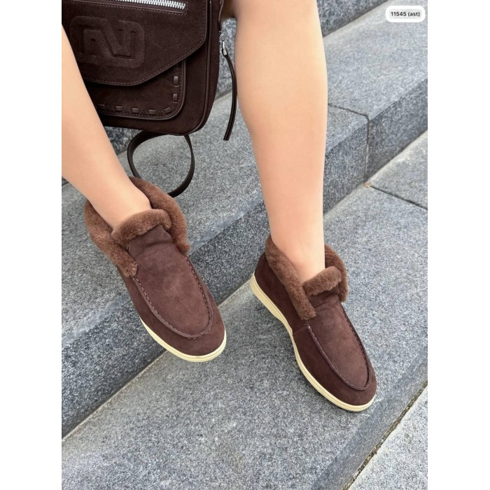 Туфлі/Лофери жіночі колір:шоколад натуральна замша 37р