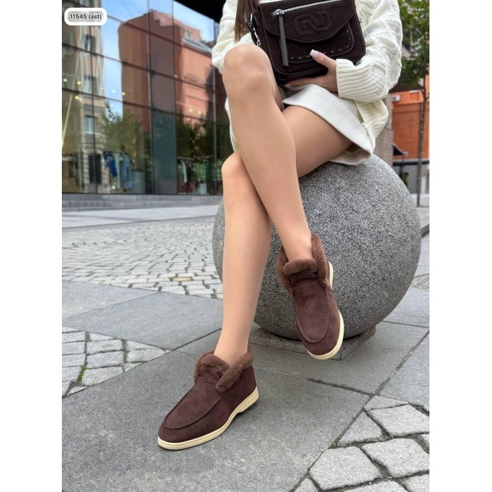 Туфлі/Лофери жіночі колір:шоколад натуральна замша 37р