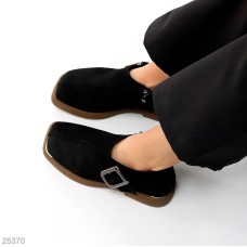 Туфлі жіночі натуральна замша чорні 40р