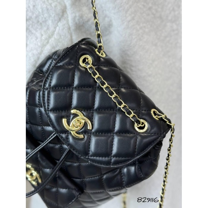 Рюкзак жіночій медіум розмір натуральна шкіра.Чорний