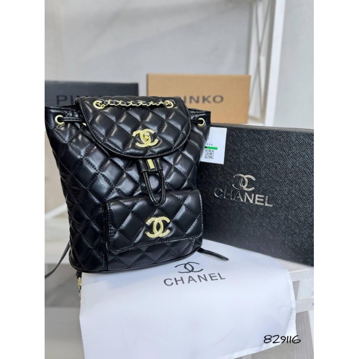 Рюкзак жіночій медіум розмір натуральна шкіра.Чорний