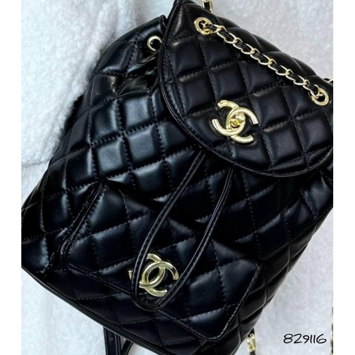 Рюкзак жіночій медіум розмір натуральна шкіра.Чорний