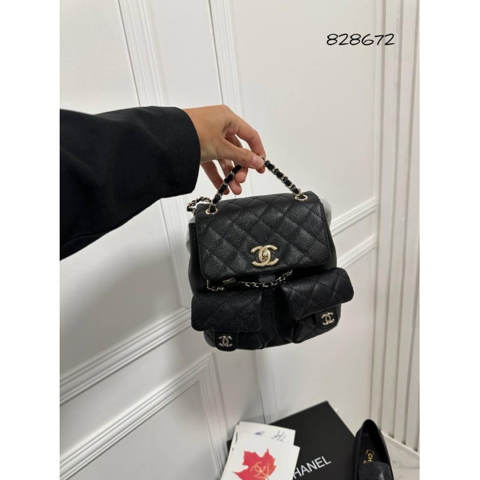 Рюкзак жіночій кишені натуральна шкіра.Чорний