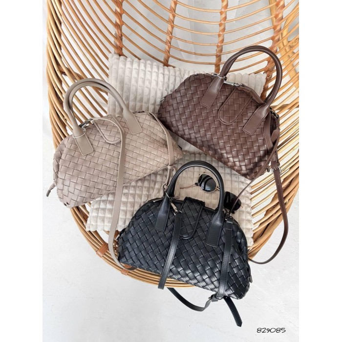 Сумка жіноча Polina Ботте га натуральна шкіра Капучино, Кемел