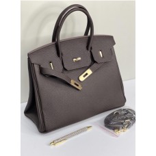 Сумка жіноча замочок з натуральної шкіри Беж,Кемел, Шоколад Шоколад