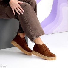 Черевики жіночі натуральна замша бежеві деми на 35.5,36,39,40р