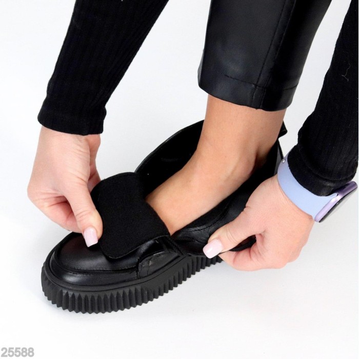 Черевики жіночі натуральна шкіра чорні демі на 36,40р