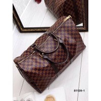 Сумка дорожня канва Люкс якість Клітина шоколад