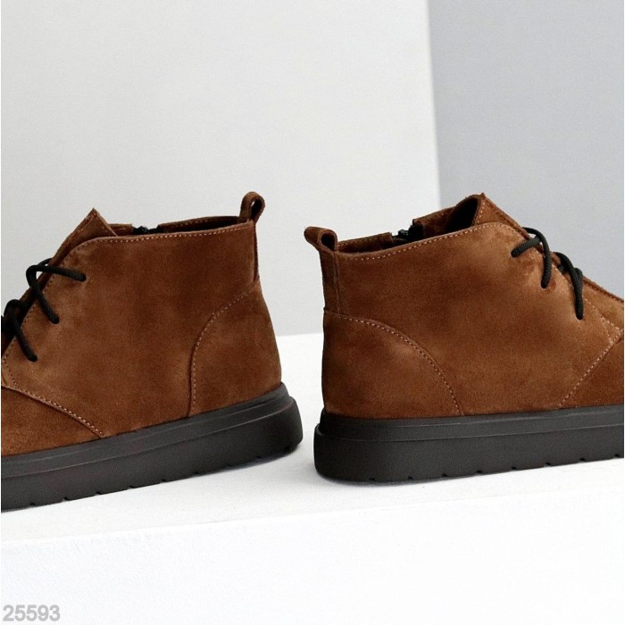 Черевики жіночі натуральна замша бежеві деми 36,38,39р