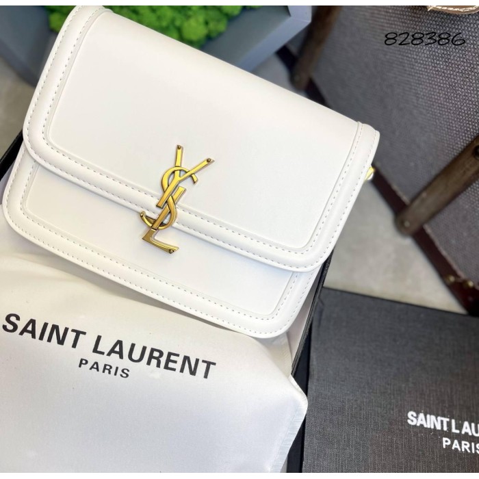 Сумка жіноча Лоран медіум з натуральної шкіри Біла