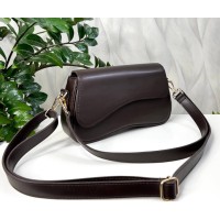 Сумка жіноча з екошкіри Беж, Лео чорна, Лео комбі, Біла, Шоколад Шоколад