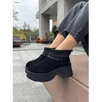 Уггі жіночі натуральна замша колір: чорний зима 37,40,41р.