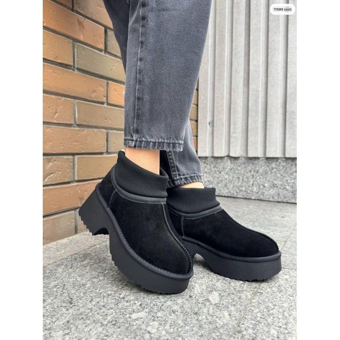 Уггі жіночі натуральна замша колір: чорний зима 37,40,41р.