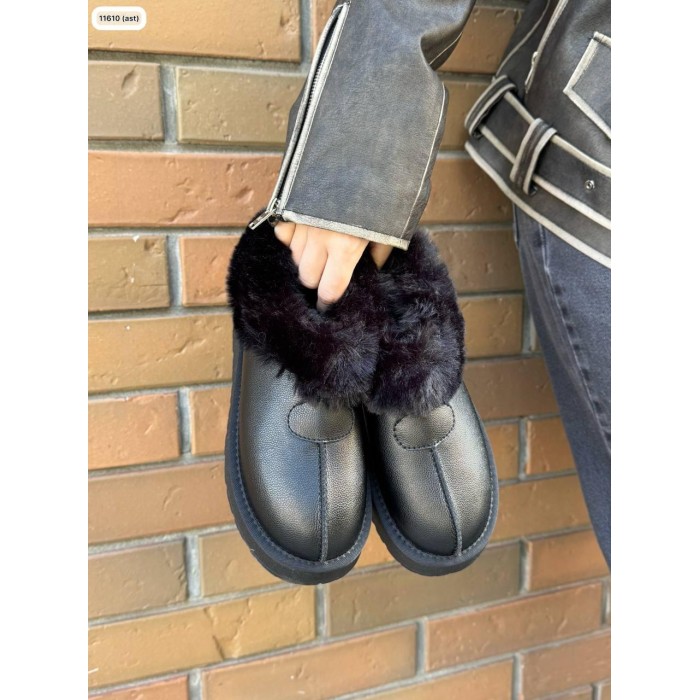 Уггі жіночі натуральна шкіра чорні зима на 35.5,36,37,38,40р