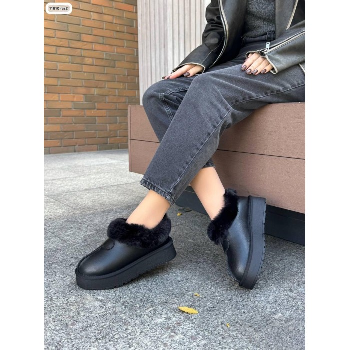 Уггі жіночі натуральна шкіра чорні зима на 35.5,36,37,38,40р