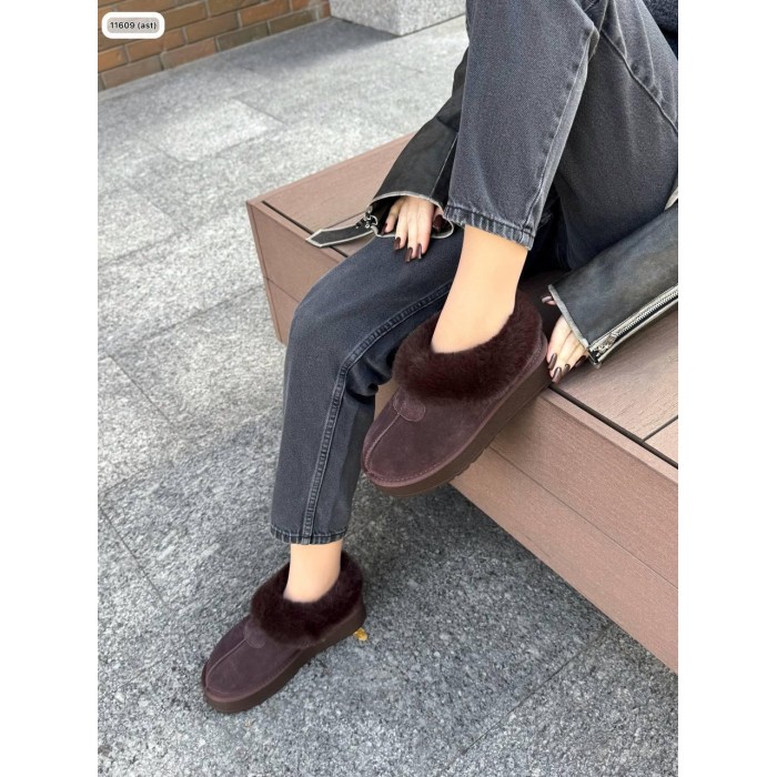 Уггі жіночі натуральна замша колір: коричневий зима на 36,37,38р.