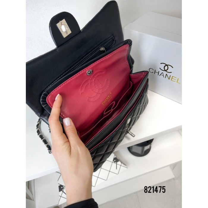 Сумка жіноча натуральна шкіра Бордо, Чорна ( фурнітура срібро)