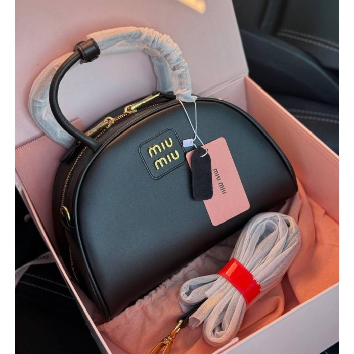 Сумка жіноча Селін полу кругла Люкс ! натуральна шкіра Чорна