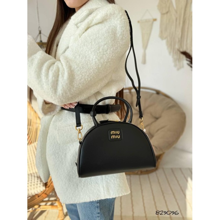 Сумка жіноча Селін полу кругла Люкс ! натуральна шкіра Чорна