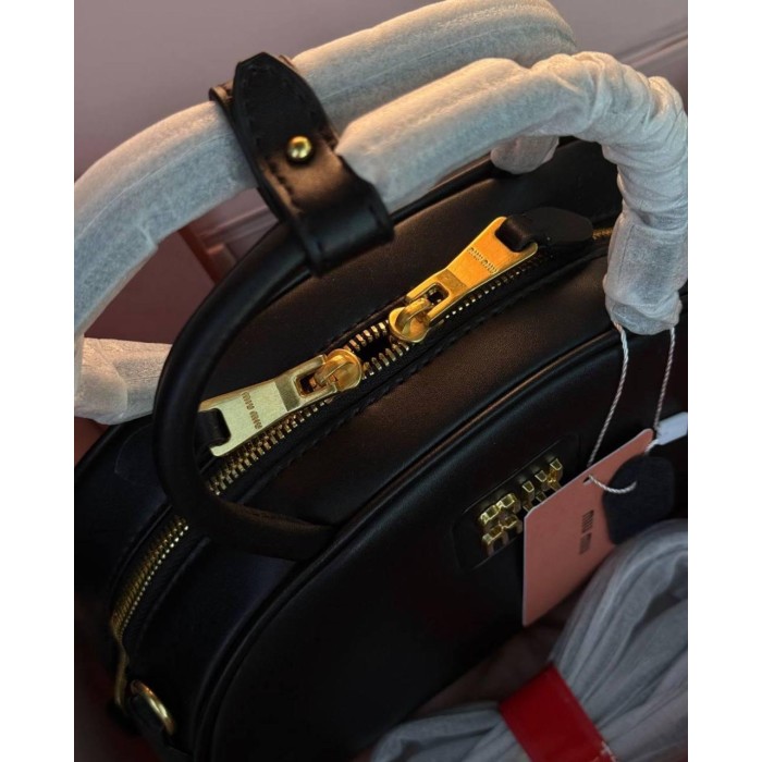 Сумка жіноча Селін полу кругла Люкс ! натуральна шкіра Чорна