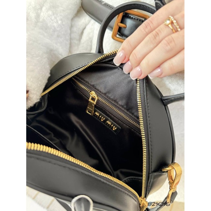 Сумка жіноча Селін полу кругла Люкс ! натуральна шкіра Чорна