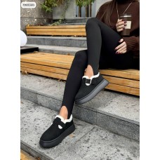 Черевики жіночі  Симба натуральна замша чорні зима 39р