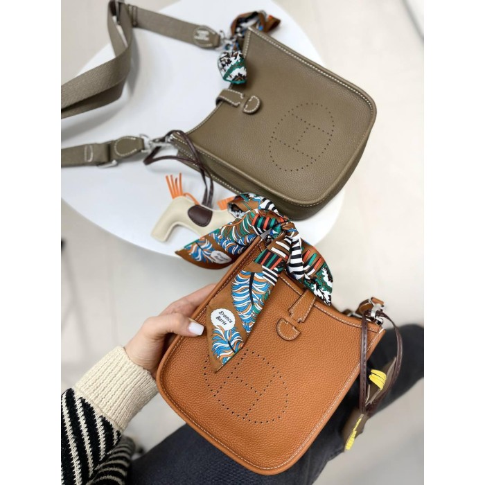 Сумка жіноча міні натуральна шкіра Чорна, Капучино, Руда Капучино