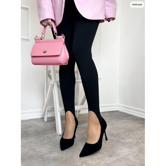 Туфлі жіночі Елегант натуральна замша чорні 35,37р