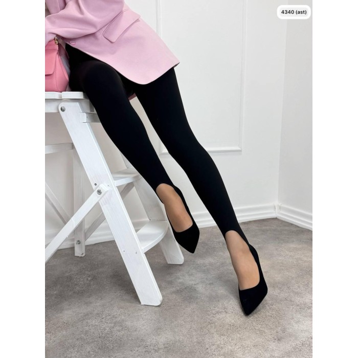 Туфлі жіночі Елегант натуральна замша чорні 35,37р