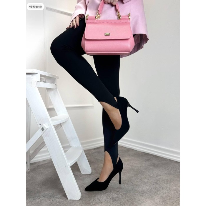 Туфлі жіночі Елегант натуральна замша чорні 35,37р