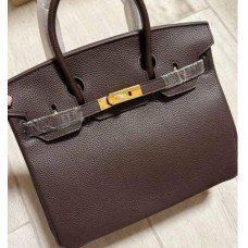 Сумка жіноча натуральна шкіра колір: Шоколад