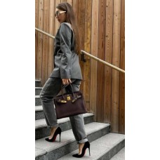 Сумка жіноча натуральна шкіра колір: Шоколад Шоколад