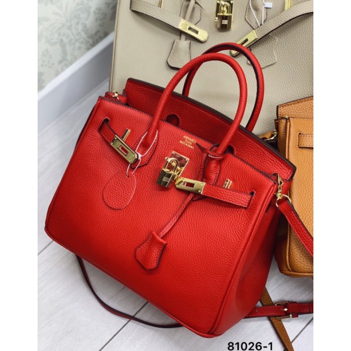 Сумка женская натуральная кожа цвет: Шоколад Красный