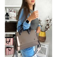 Сумка жіноча з екошкіри люкс колір: Капучино