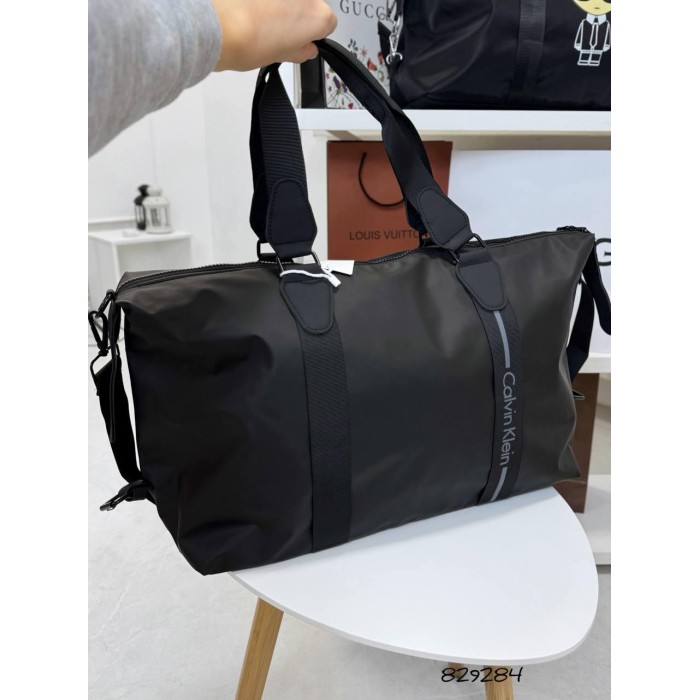 Сумка спорт дорожня текстиль колір: Чорний