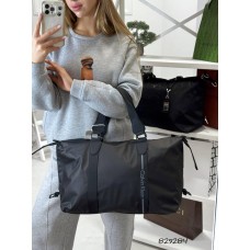 Сумка спорт дорожня текстиль колір: Чорний