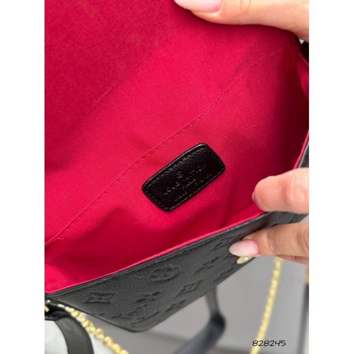 Сумка жіноча / гаманець/ клатч Лу 3 в 1 з екошкіри люкс колір: Чорний