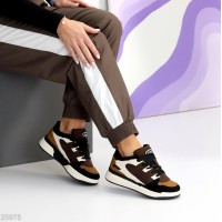 Кросівки жіночі еко-шкіра/еко-замша чорні зима на 35р