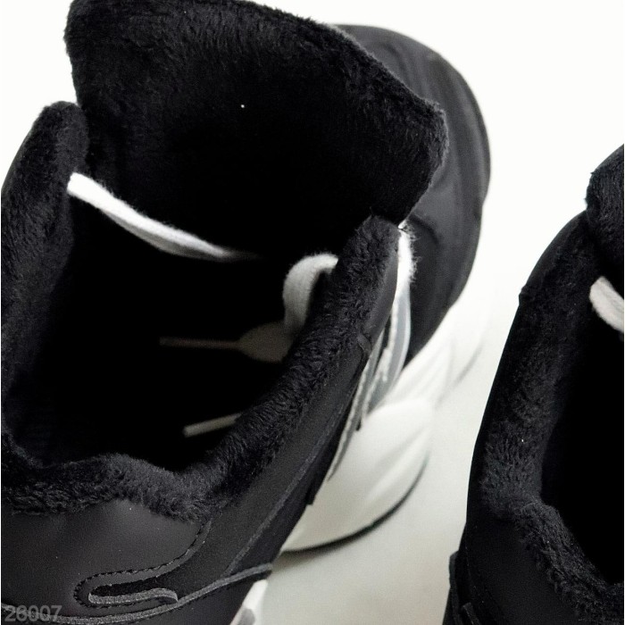 Кросівки жіночи еко-шкіра/еко-замша чорні на 36р.