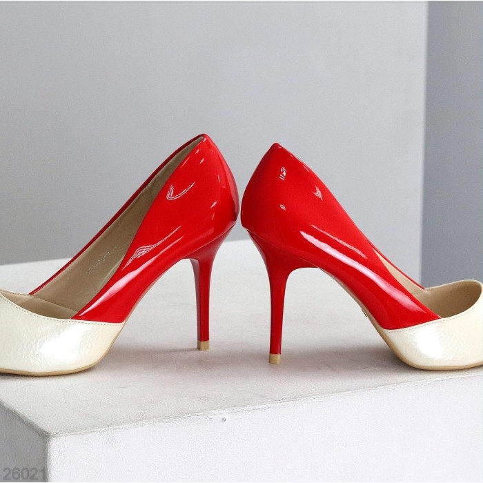 Туфли жіночі еко шкіра червоні 36,38р