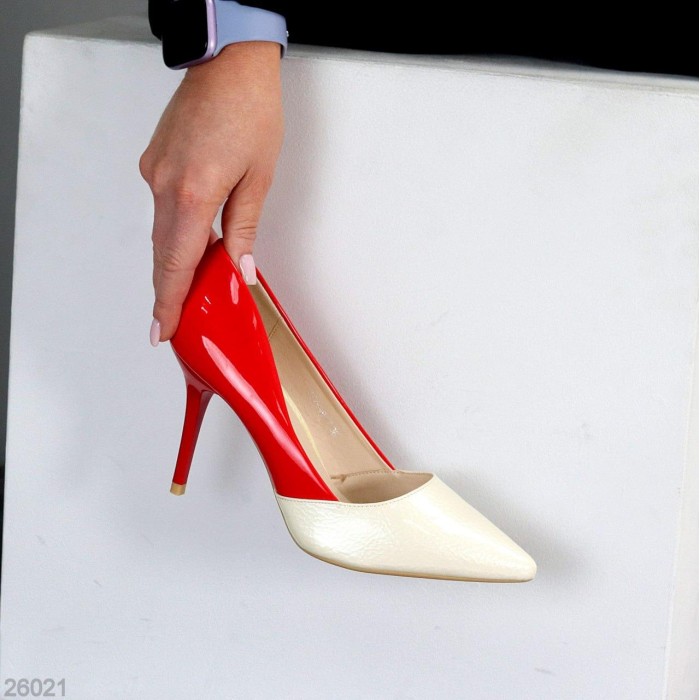 Туфли жіночі еко шкіра червоні 36,38р