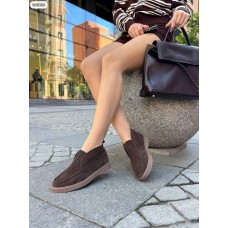 Туфлі/Лофери жіночі натуральна замша колір: Шоколад 36,39р