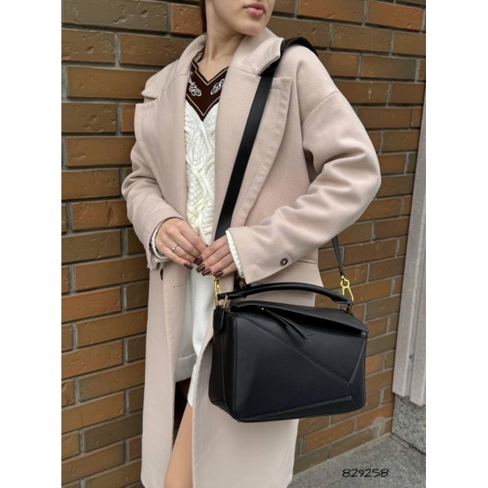 Сумка/валізка жіноча з натуральної шкіри колір: Беж, Чорний