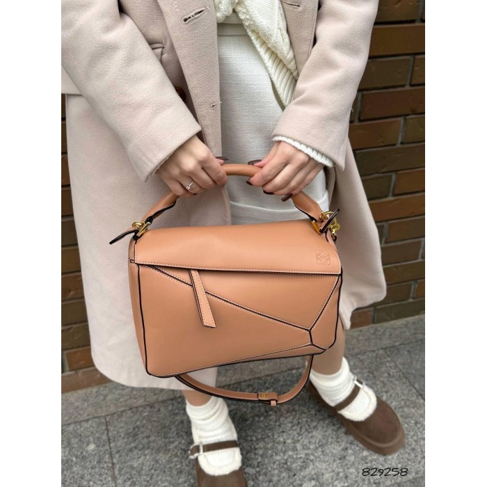 Сумка/валізка жіноча з натуральної шкіри колір: Беж, Чорний