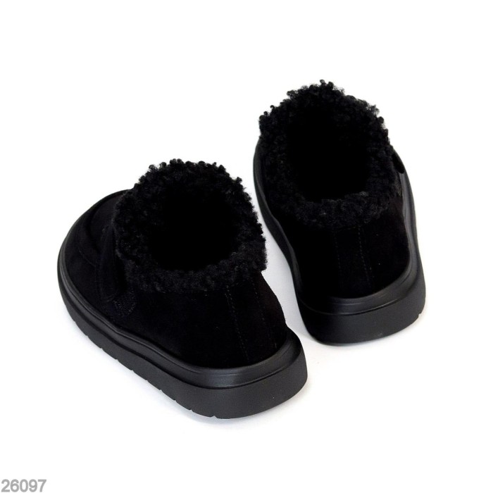 Кросівки/автоледі жіночі натуральна замша колір-чорний зима на 36р.