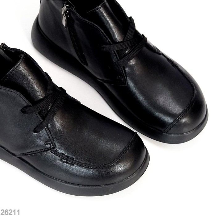 Ботинки женские натуральная кожа черные деми 36,40р